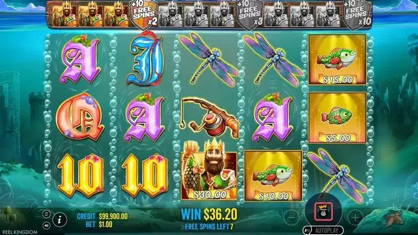 Big Bass & The Gold Ness Monster slot screenshot 6