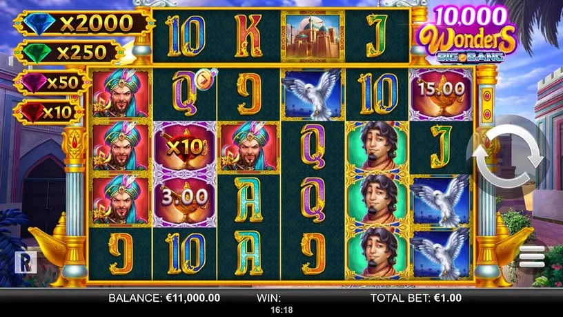 10,000 Wonders Big Bang slot screenshot 1