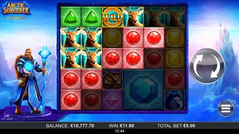 Arctic Sorcerer Gigablox slot screenshot 4