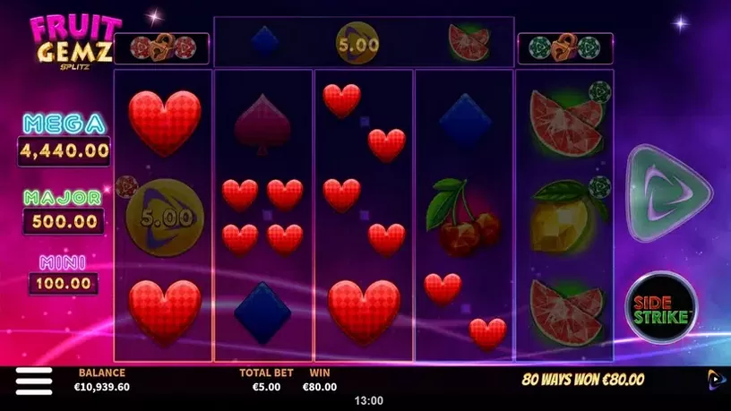 Fruit Gemz Splitz slot screenshot 4