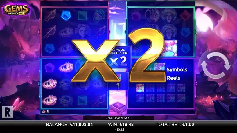 Gems Infinity Reels slot screenshot 6