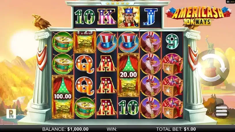 Americash 10K Ways slot screenshot 1