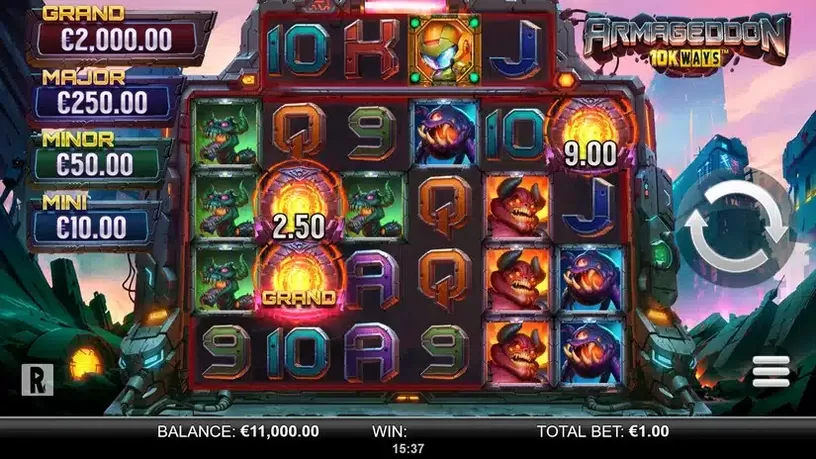Armageddon 10k Ways slot screenshot 1