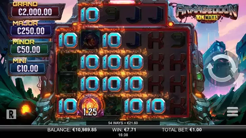 Armageddon 10k Ways slot screenshot 3