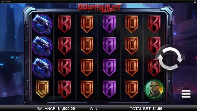 Bounty Hunt Reloaded slot screenshot 1