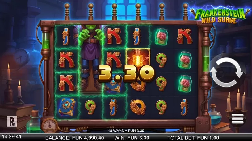 Frankenstein Wild Surge slot screenshot 4