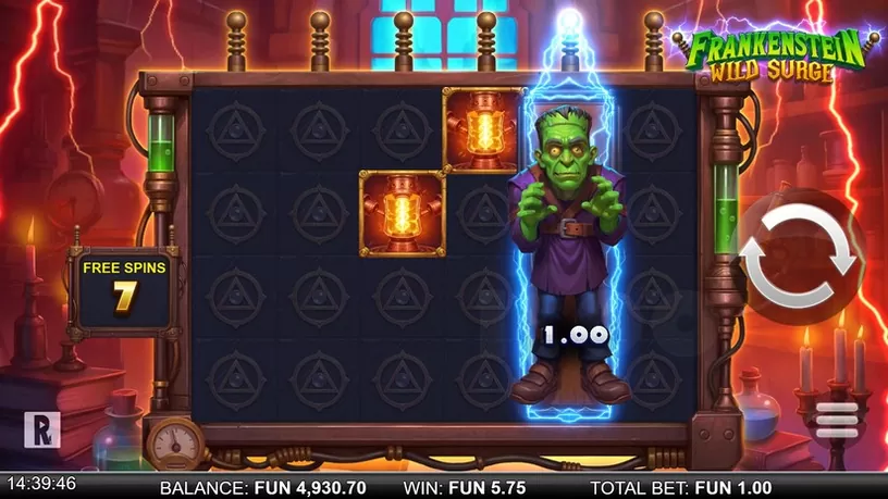 Frankenstein Wild Surge slot screenshot 8