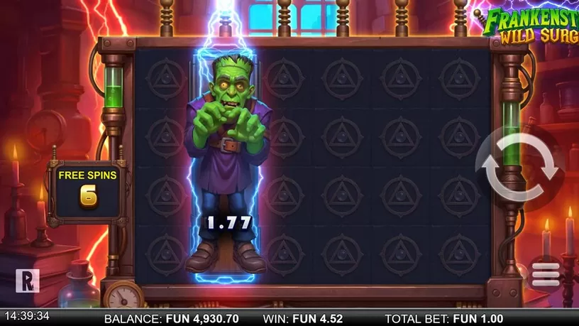 Frankenstein Wild Surge slot screenshot 7