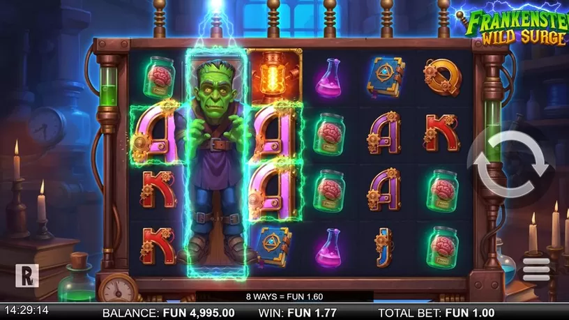 Frankenstein Wild Surge slot screenshot 3