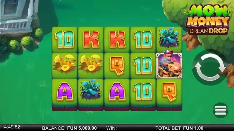 Mow Money Dream Drop slot screenshot 1