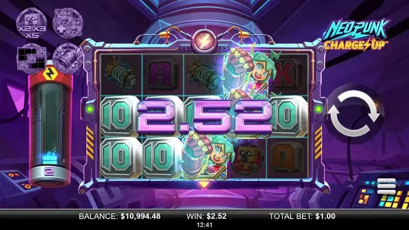 Neopunk Charge Up slot screenshot 3
