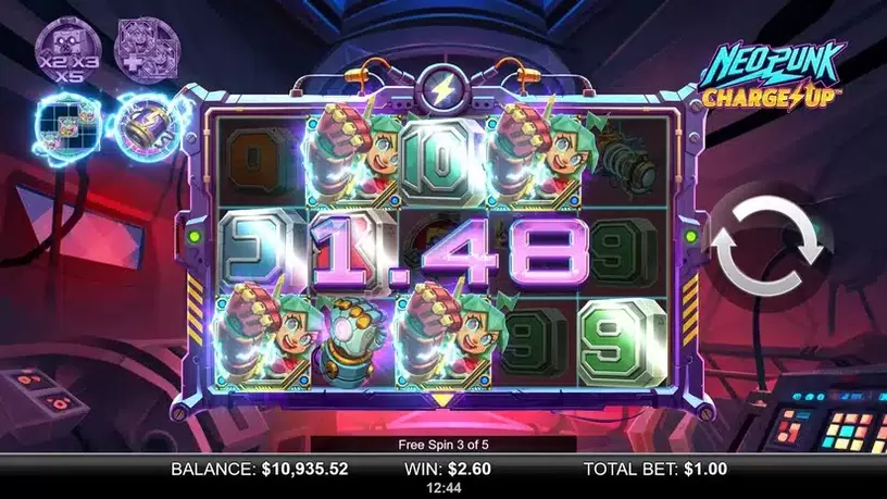Neopunk Charge Up slot screenshot 5