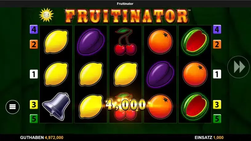 Fruitinator slot screenshot 3