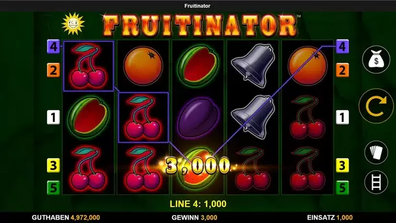 Fruitinator slot screenshot 2