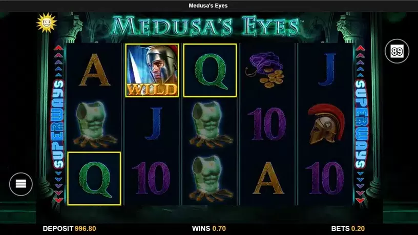 Medusa’s Eyes slot screenshot 3