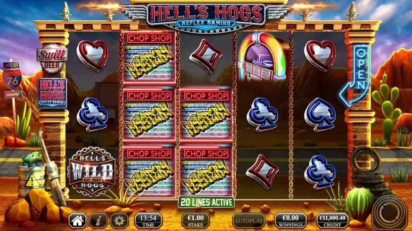 Hell’s Hogs slot screenshot 1