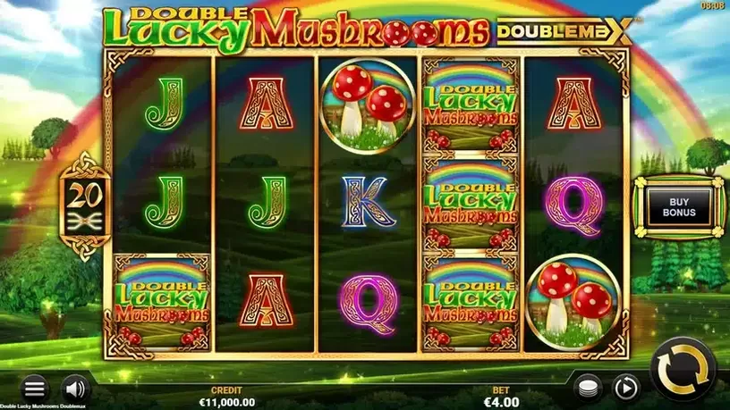 Double Lucky Mushrooms DoubleMax slot screenshot 1