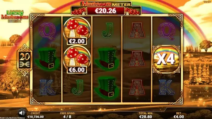 Double Lucky Mushrooms DoubleMax slot screenshot 5