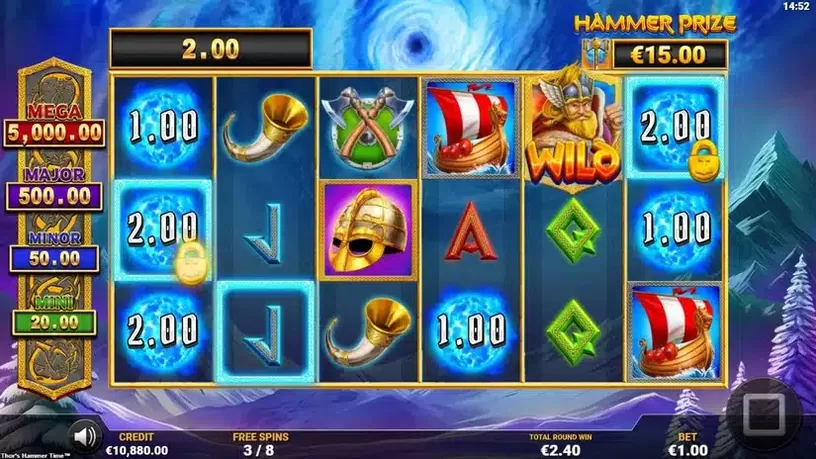Thor’s Hammer Time slot screenshot 4