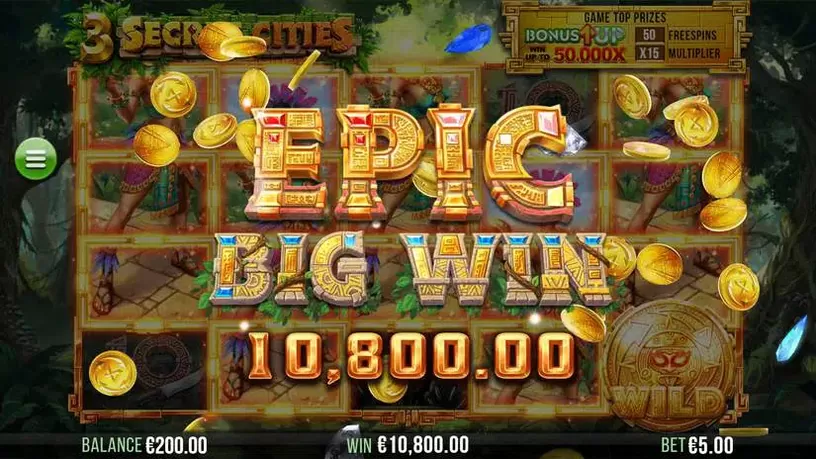 3 Secret Cities slot screenshot 10