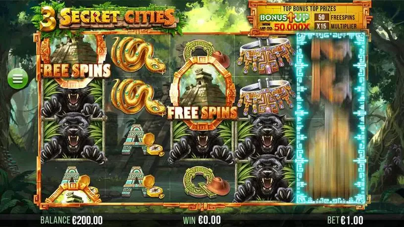 3 Secret Cities slot screenshot 1
