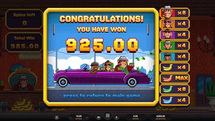Banana Town slot screenshot 8