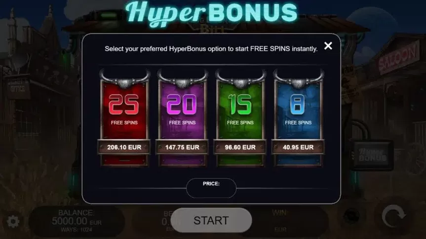 Big Bounty Bill slot screenshot 2