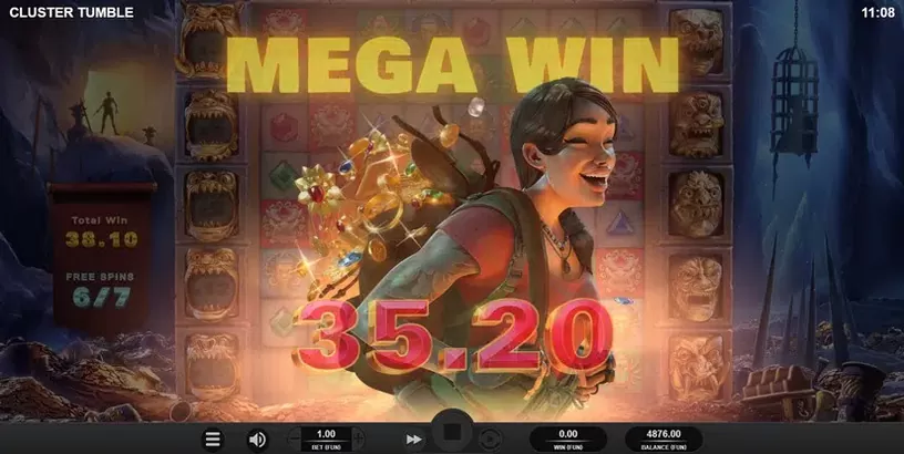 Cluster Tumble slot screenshot 7