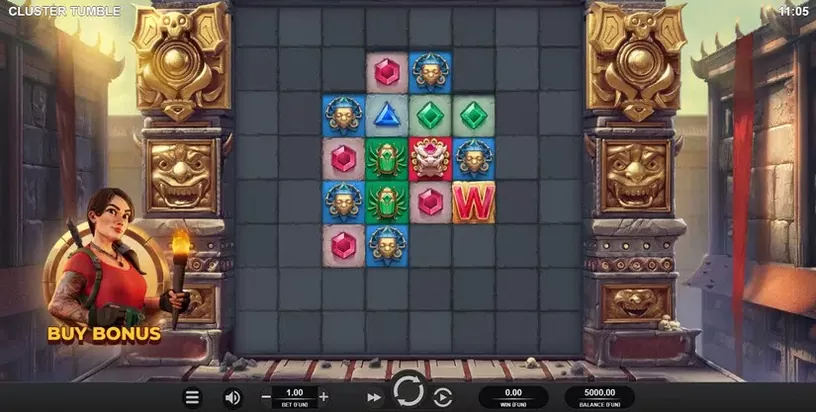 Cluster Tumble slot screenshot 1