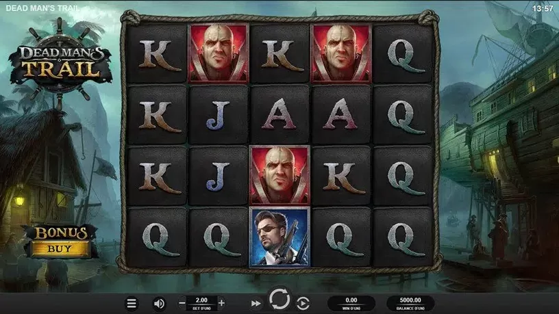 Dead Mans Trail slot screenshot 1