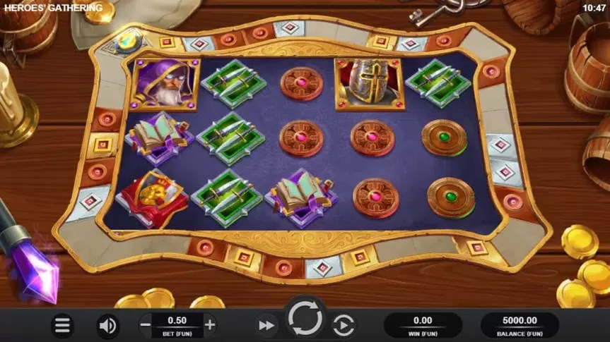 Heroes Gathering slot screenshot 1