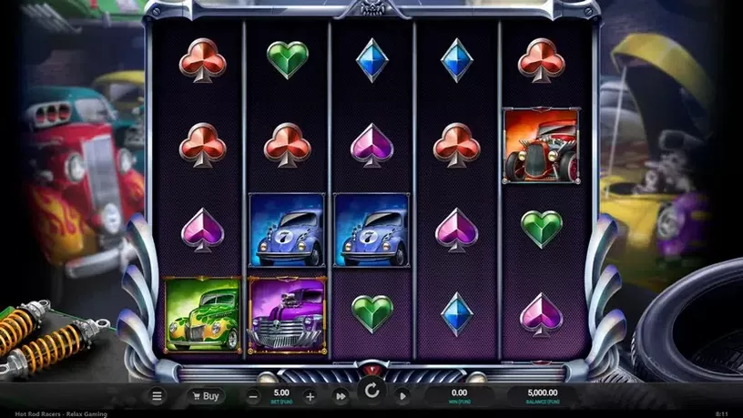 Hot Rod Racers slot screenshot 1