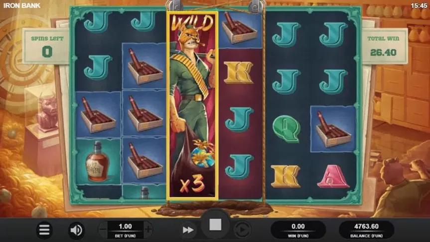 Iron Bank slot screenshot 5
