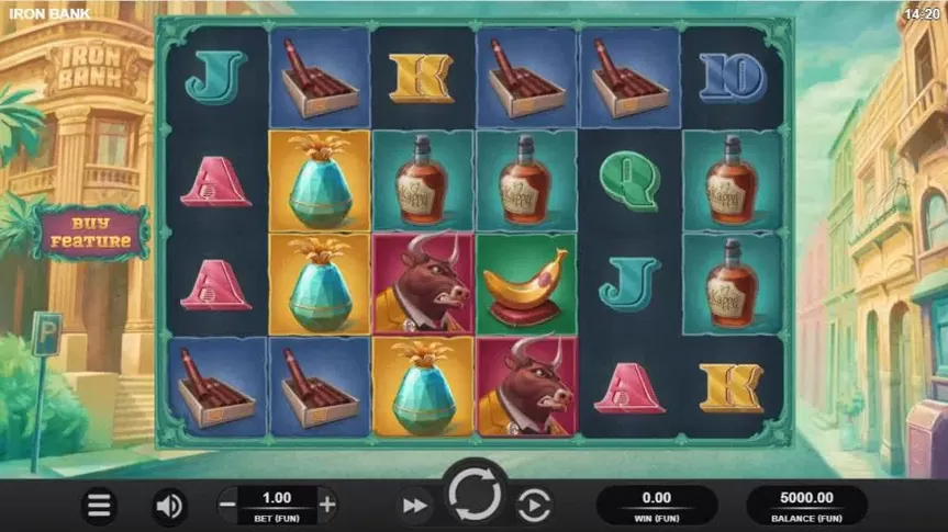 Iron Bank slot screenshot 1