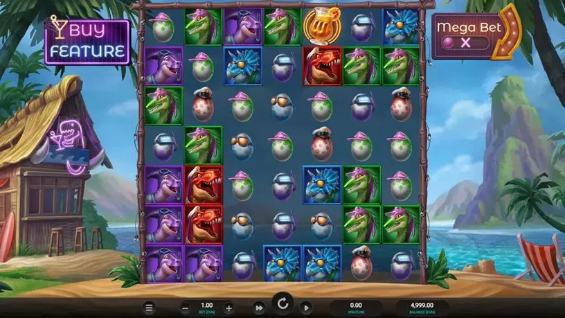 Jurassic Party slot screenshot 1
