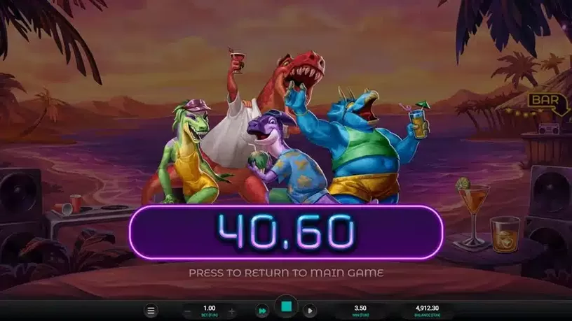 Jurassic Party slot screenshot 10