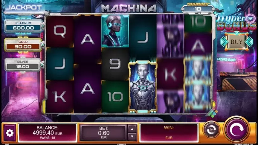 Machina slot screenshot 3