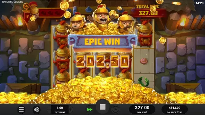 Marching Legions slot screenshot 5