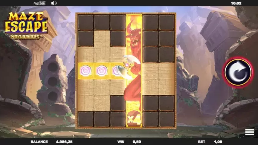 Maze Escape Megaways slot screenshot 2