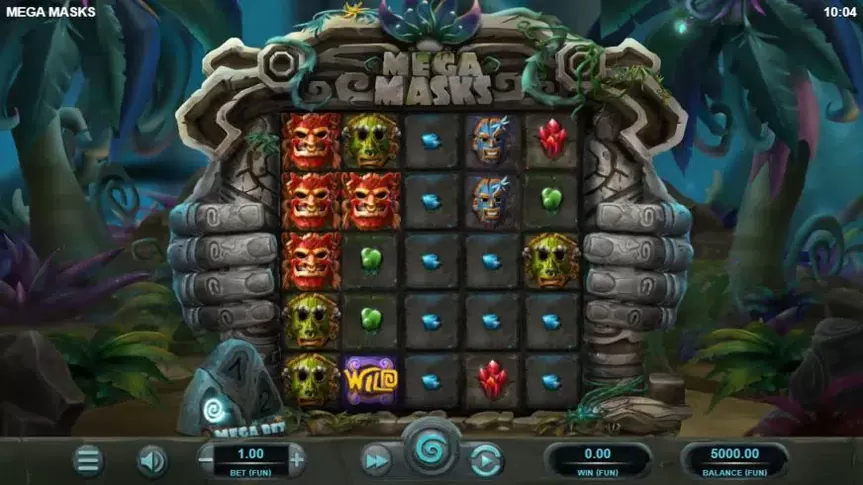 Mega Masks slot screenshot 1