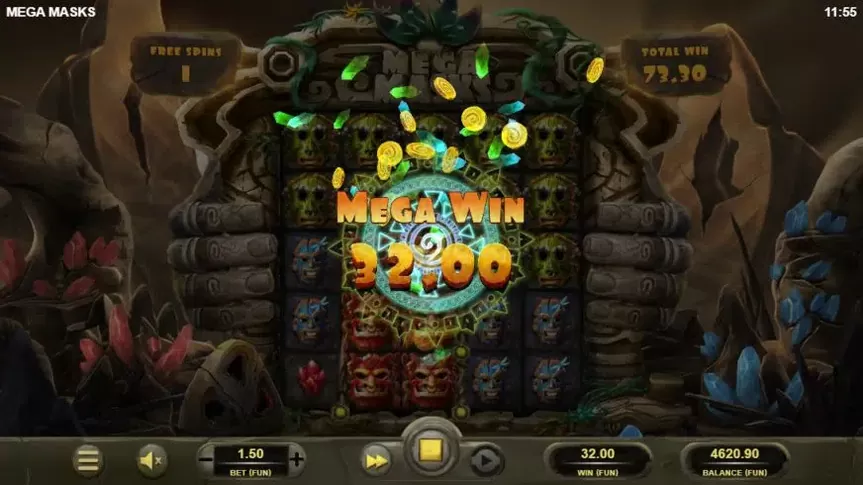 Mega Masks slot screenshot 5