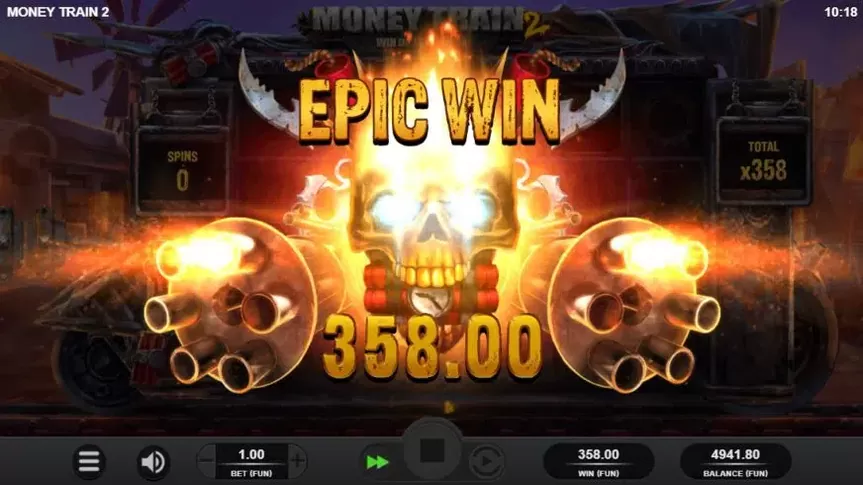 Money Train 2 slot screenshot 5