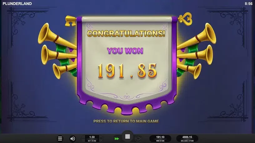 Plunderland slot screenshot 6