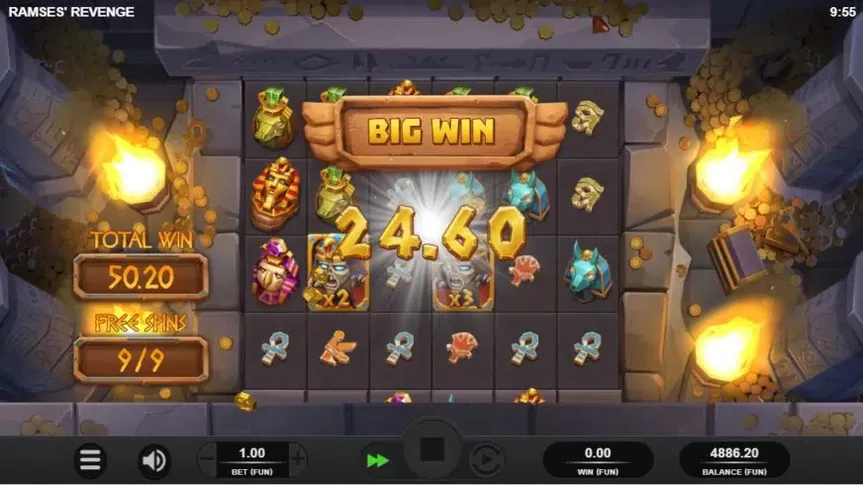 Ramses Revenge slot screenshot 5