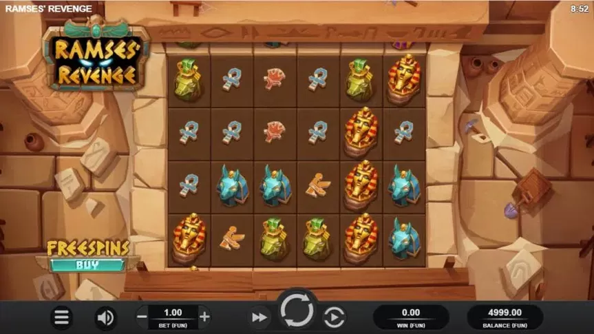 Ramses Revenge slot screenshot 1