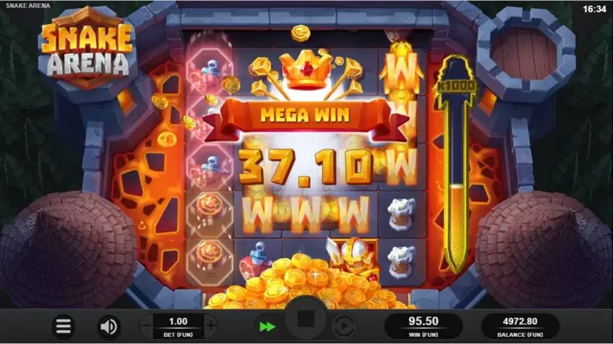 Snake Arena slot screenshot 5