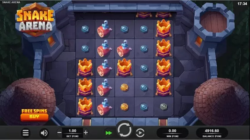 Snake Arena slot screenshot 1