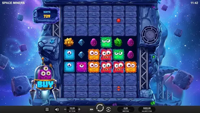 Space Miners slot screenshot 1