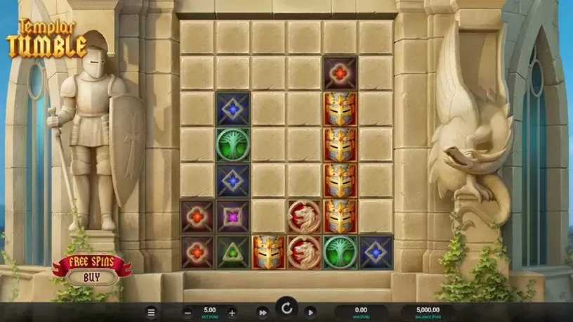 Templar Tumble slot screenshot 1