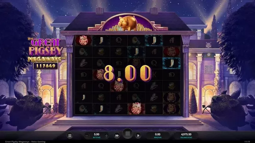 The Great Pigsby Megaways slot screenshot 1